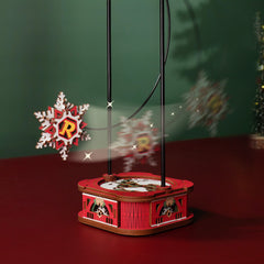 ROKR Santa on Skis Pendulum Balance Toy 3D Puzzle MCD06