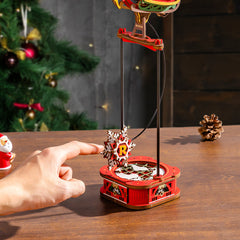 ROKR Santa on Sleigh Pendulum Balance Toy 3D Puzzle MCD05