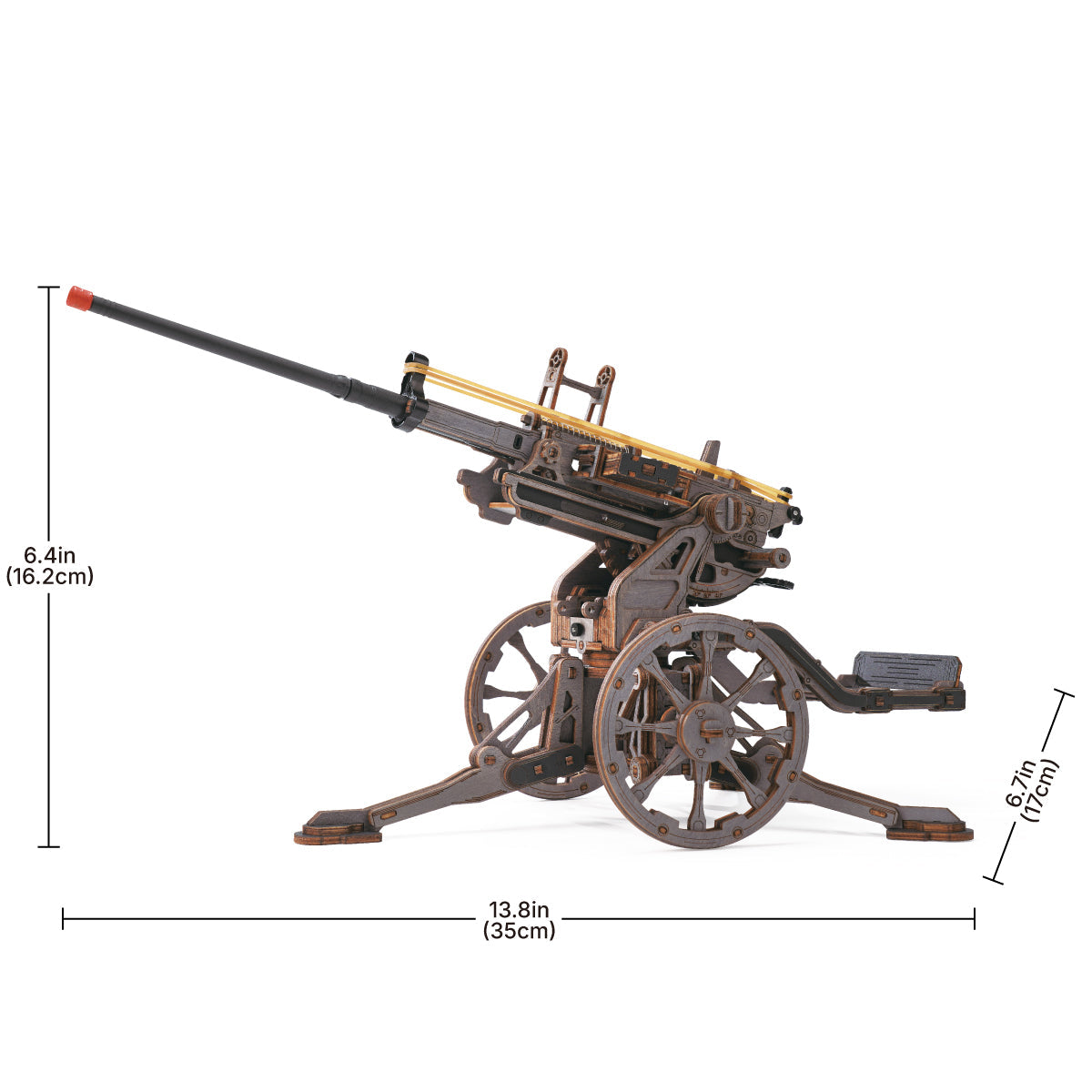 ROKR Anti-aircraft Gun Wooden 3D Puzzle LQM01