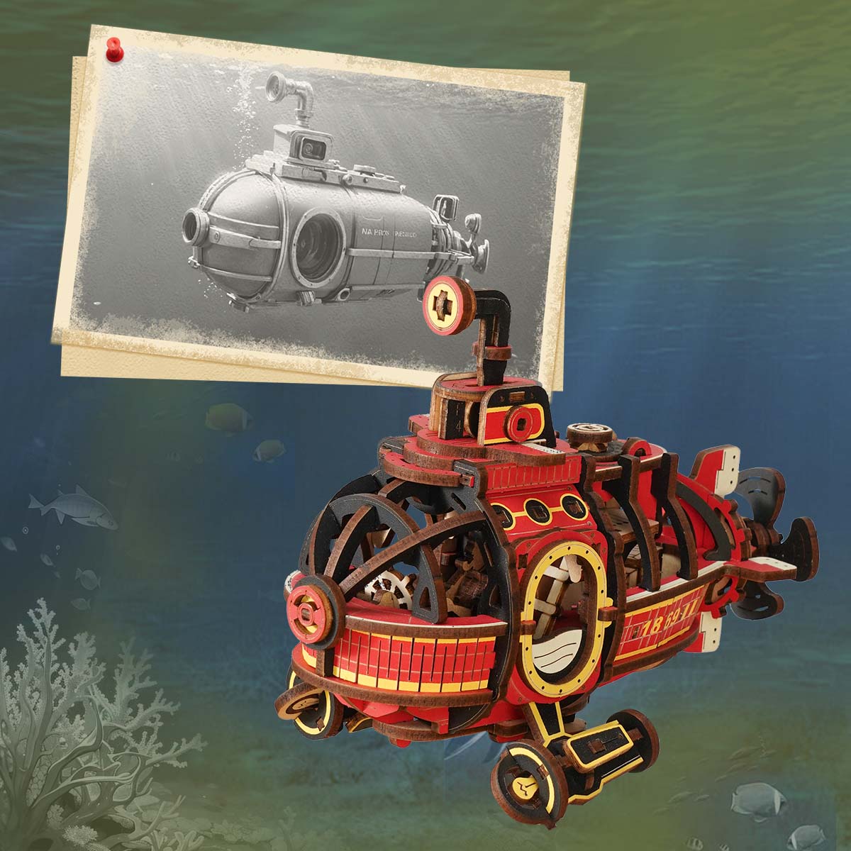 ROKR Deep-Sea Adventurer Pendulum Balance Toy 3D Puzzle MCD04