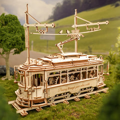 ROKR Classic City Tram 3D Wooden Puzzle LK801