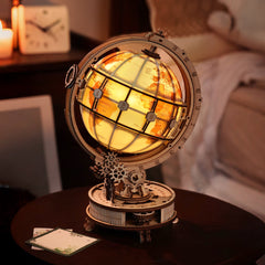 ROKR Luminous Globe 3D Wooden Puzzle ST003D (Electric Version)