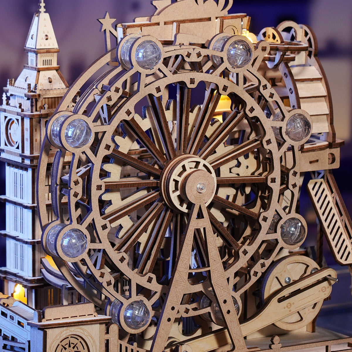 ROKR Marble Travel • London Marble Run Wooden 3D Puzzle EGB01