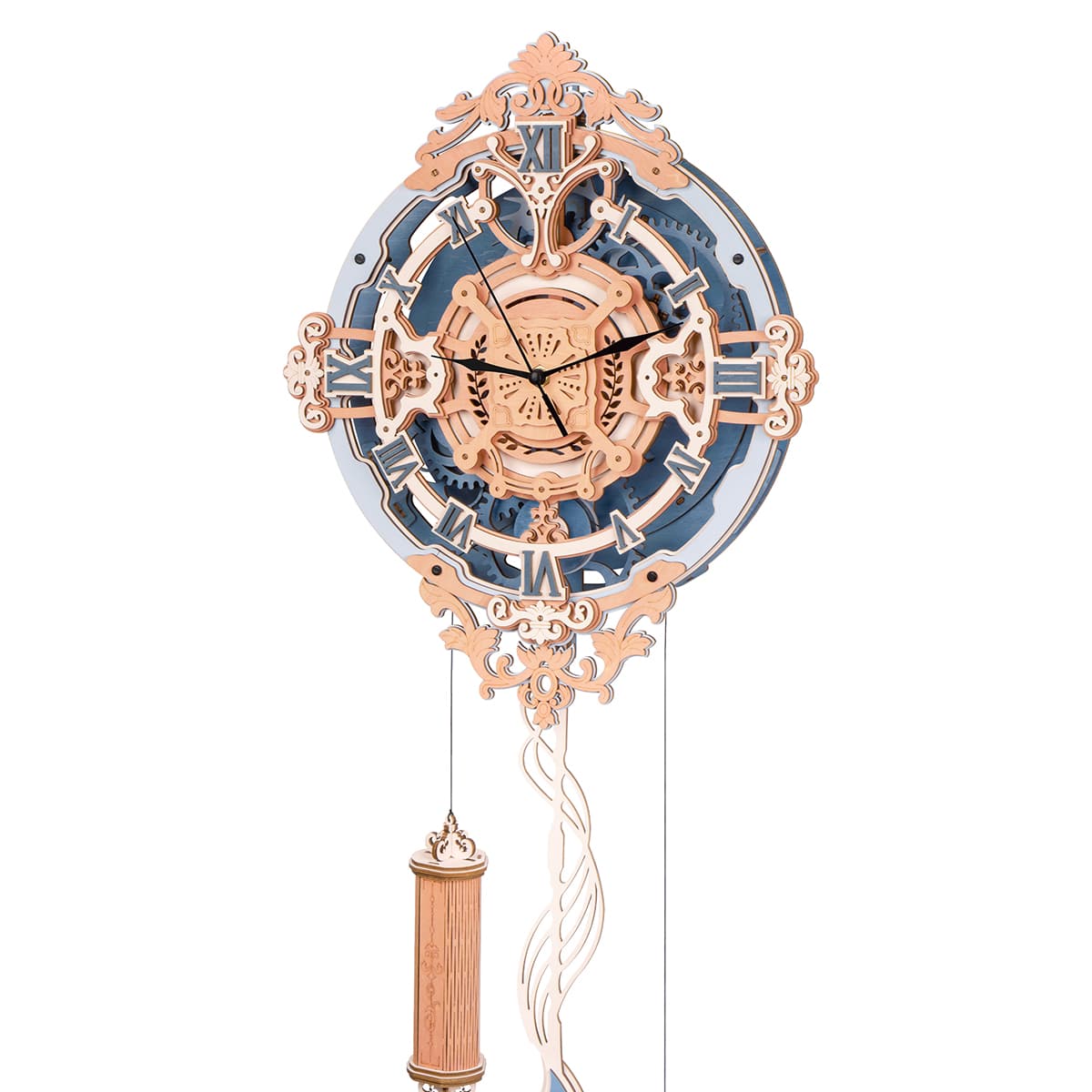 ROKR Romantic Note Wall Clock 3D Wooden Puzzle LC701