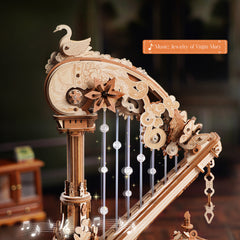 ROKR Magic Harp Music Box Wooden 3D Puzzle AMK71